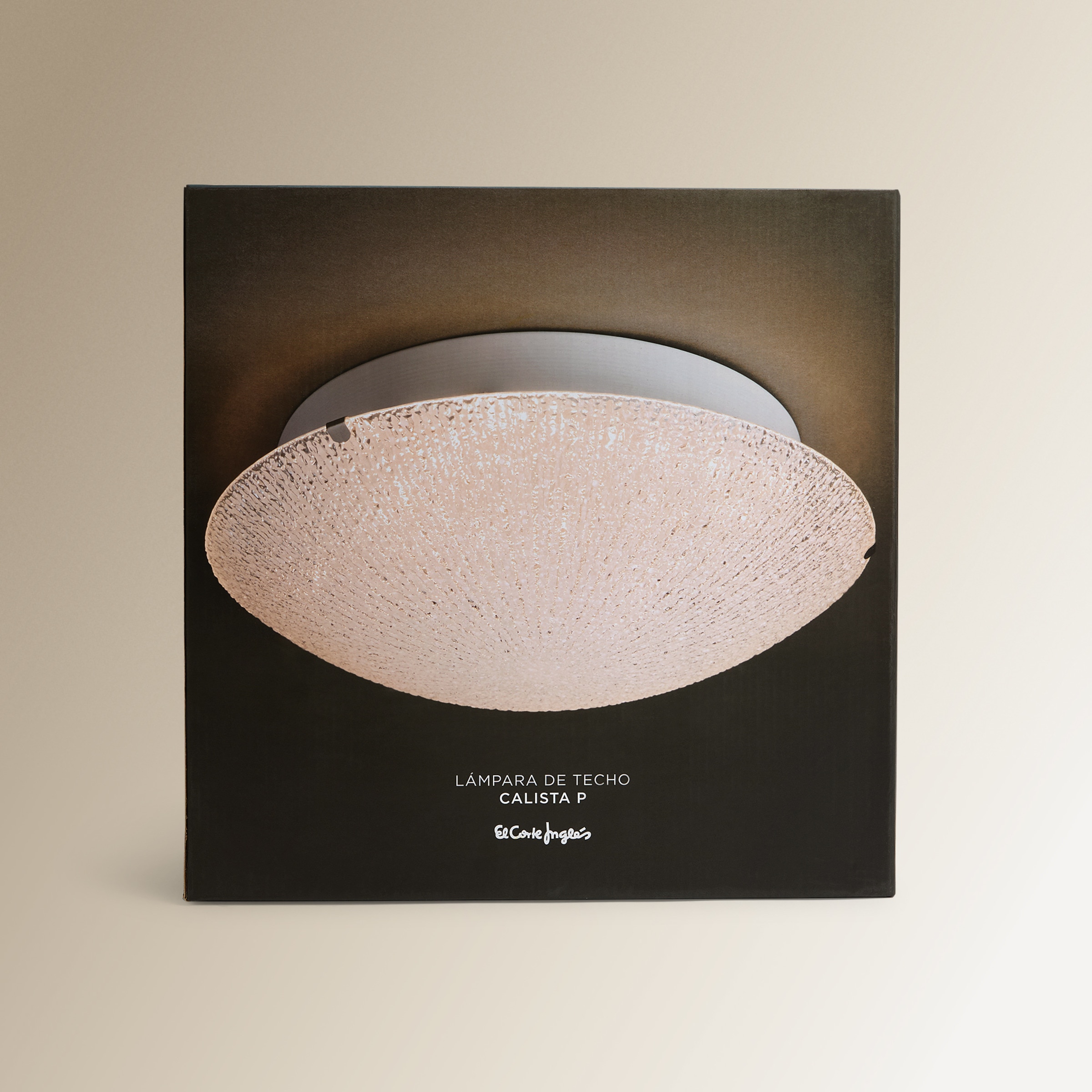 Candeeiro de Teto com LED Integrado Calista Transparente-4