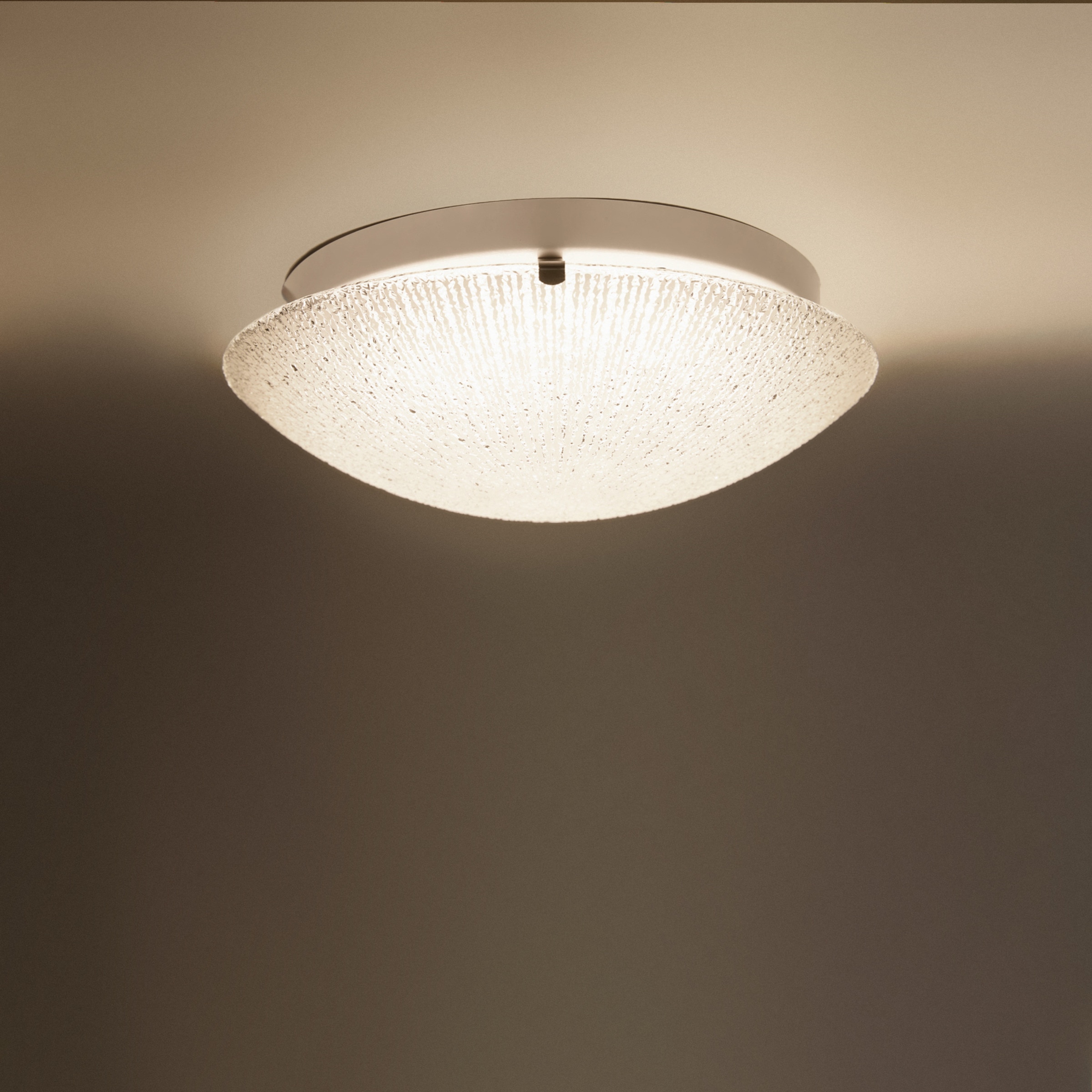 Candeeiro de Teto com LED Integrado Calista Transparente-2