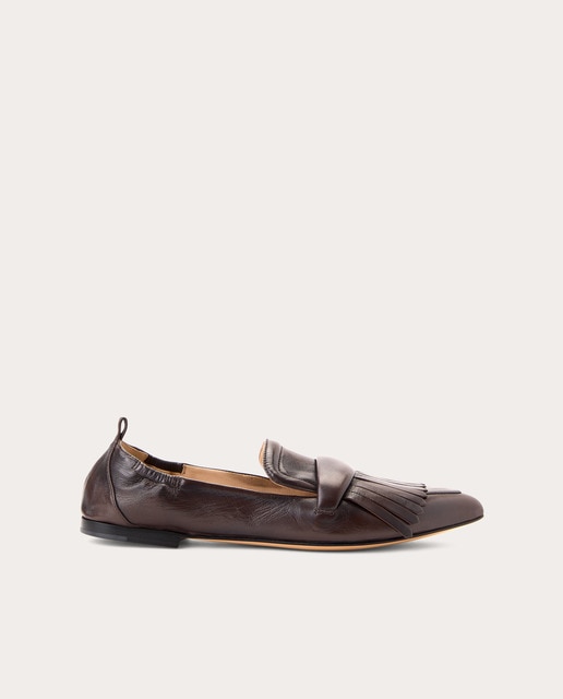 Imagem 0 de Sapatos Rasos em Pele