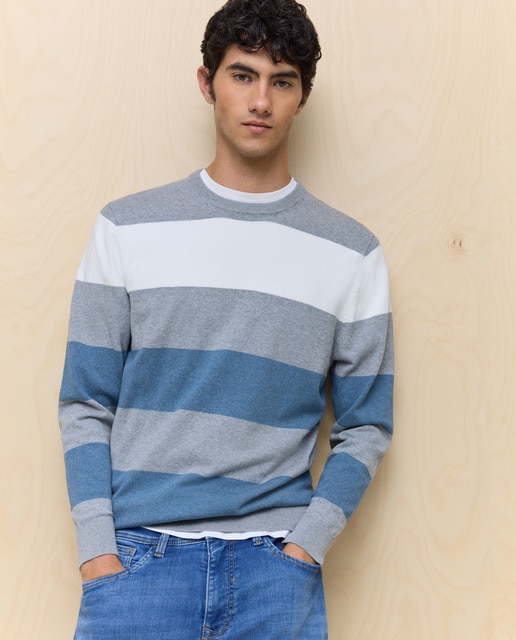 Imagen 0 de Jersey de rayas de hombre