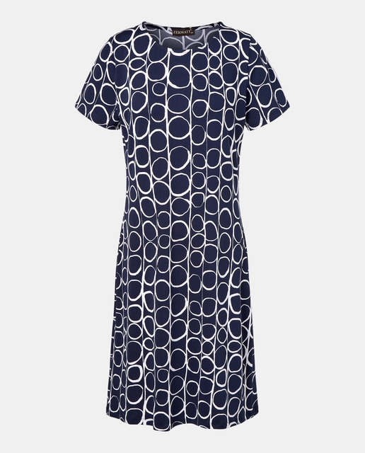 Imagem 0 de Vestido estampado com manga curta