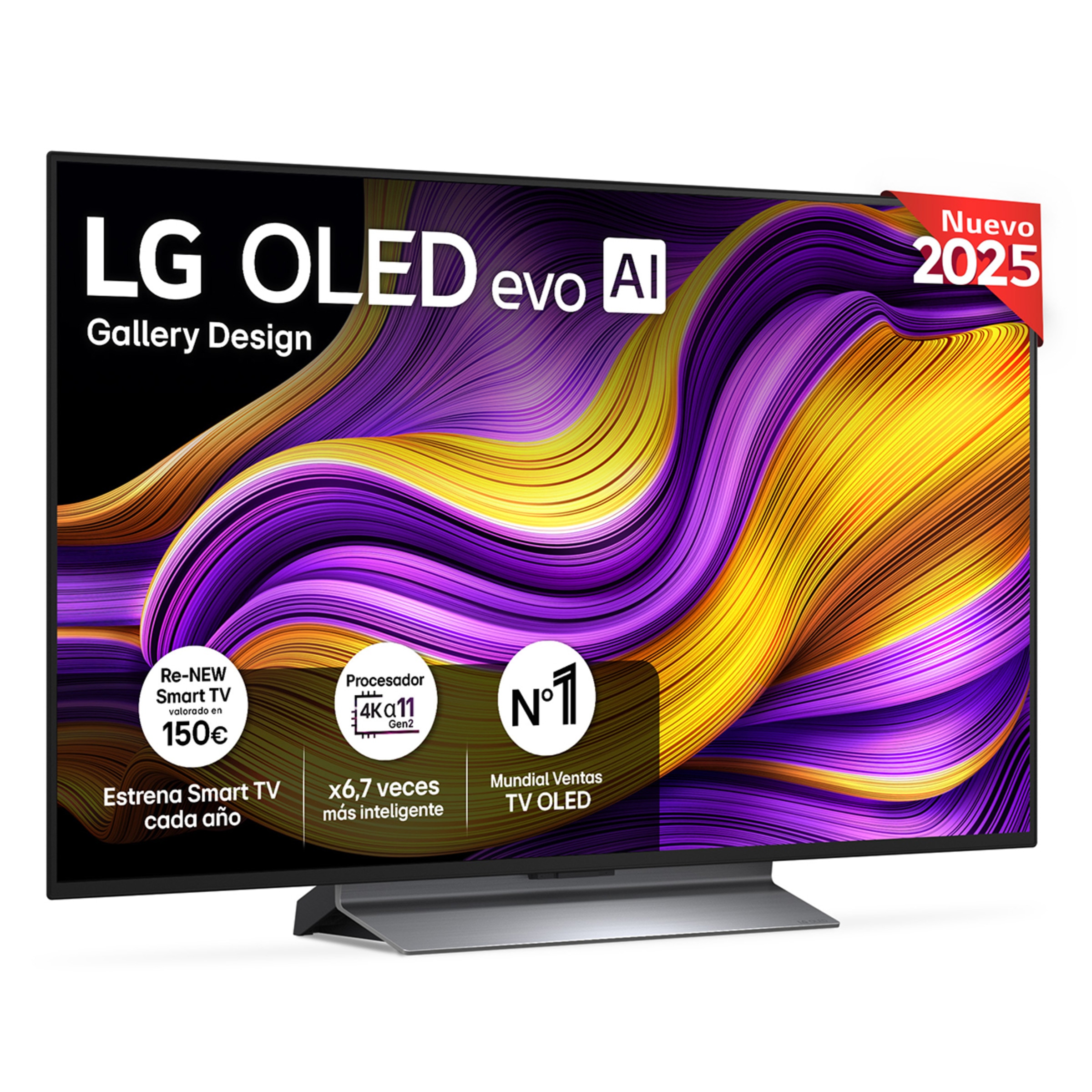 TV OLED evo AI G5 121cm (48") LG OLED48G56LS, Smart TV 4K Negro-1