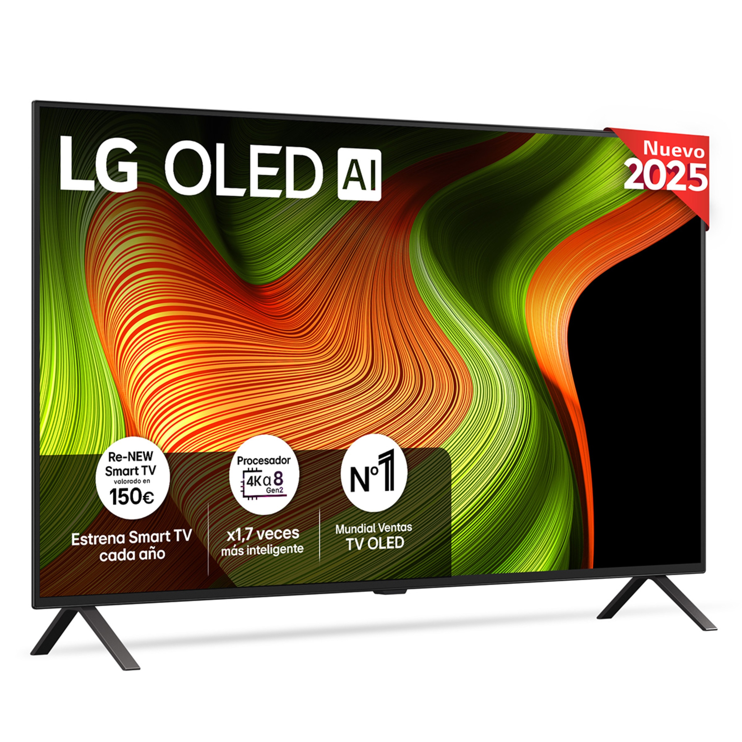 TV OLED AI B5 139cm (55") LG OLED55B56LA, Smart TV 4K Marrón oscuro-1