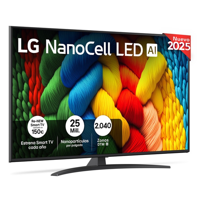 Imagen 0 de TV LED NanoCell AI 139cm (55") LG 55NANO81A6A, 4K Smart TV
