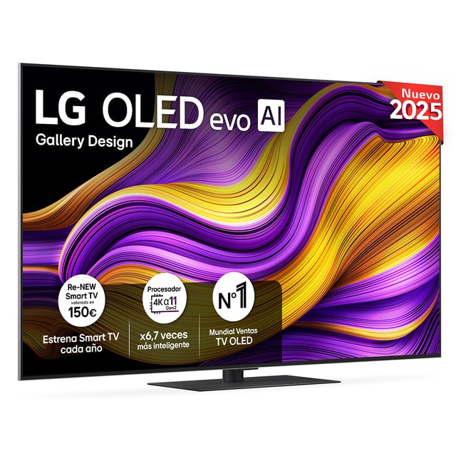 Imagen 0 de TV OLED evo AI G5 164cm (65") LG OLED65G56LS, Smart TV 4K