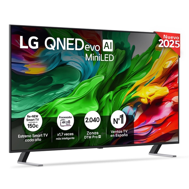 Imagen 0 de TV QNED evo MiniLED AI 164cm (65") LG 65QNED85A6C, 4K Smart TV