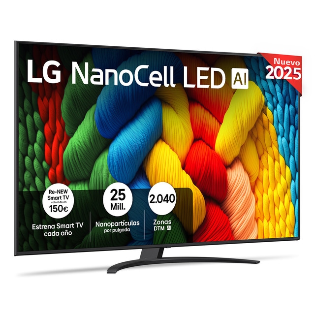 Imagem 0 de TV LED 75" LG 75NANO81A6A, NanoCell AI NANO81, 4K, Smart TV