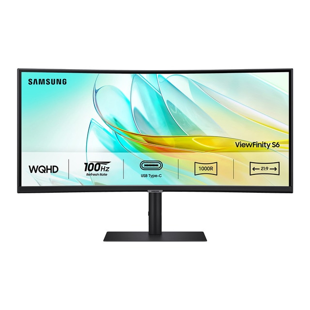 Imagen 0 de Monitor PC curvo 34" (86,3 cm) Samsung Profesional ViewFinity S6 UWQHD, 100 Hz, HDR10, FreeSync