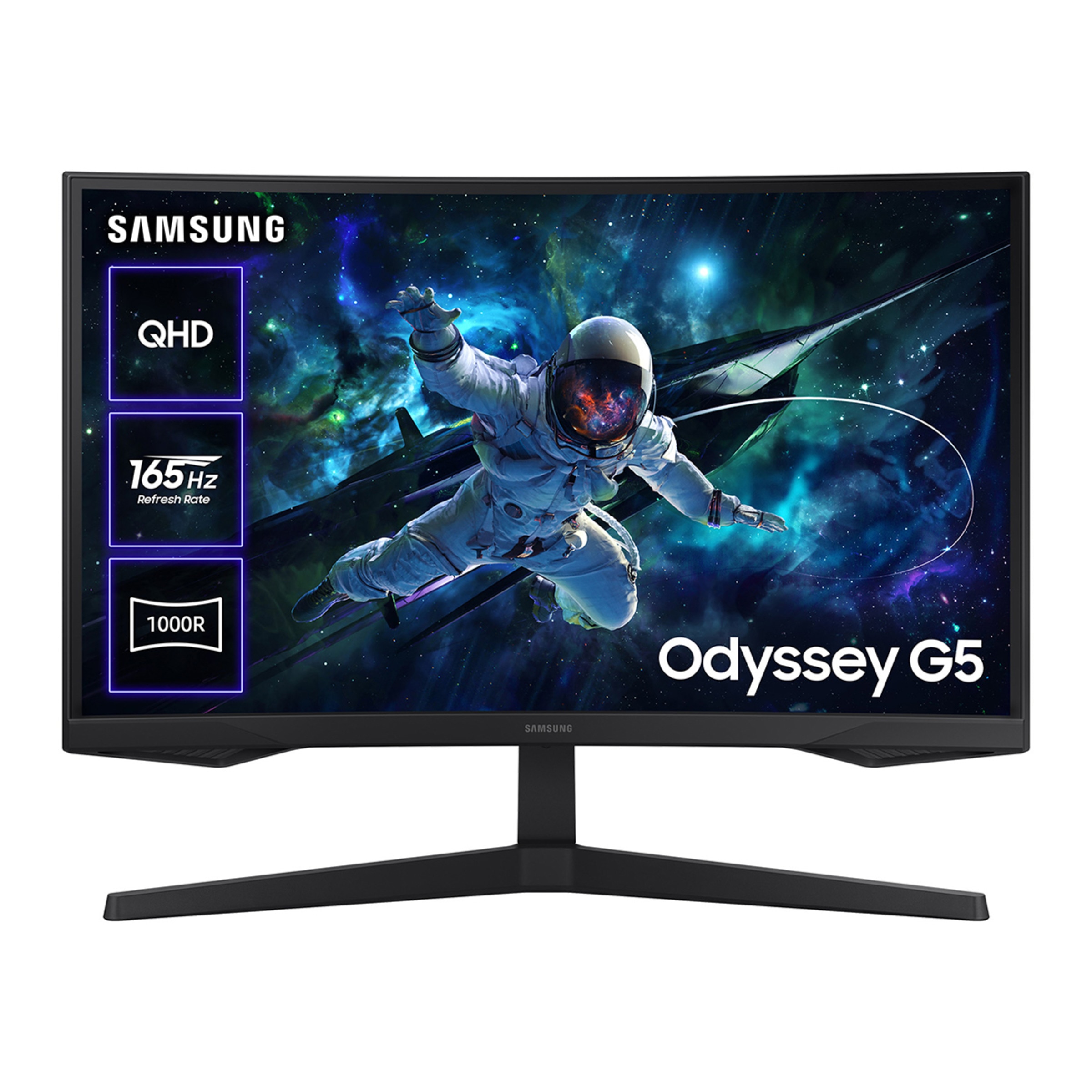 Monitor PC Gaming curvo 68,5 cm (27") Samsung Odyssey G5 LS27CG552EUXEN, 165 Hz, WQHD, FreeSync Negro-1