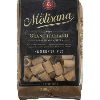 mezzi Rigatoni nº32 integral paquete 500 g - La Molisana
