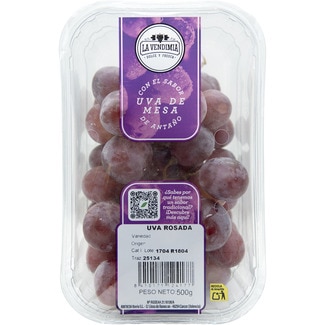 uva rosada con semilla tarrina 500 g - La Vendimia
