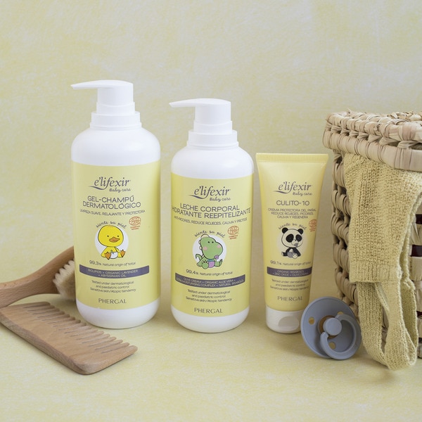 Baby Care gel- champú dermatológico 500 ml limpieza suave y delicada, relajante y protectora