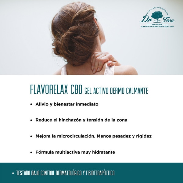 Flavorelax mit CBD Aktivgel beruhigend für empfindliche Haut Rohr 200 ml