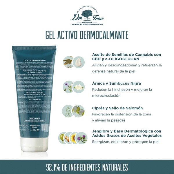 Flavorelax mit CBD Aktivgel beruhigend für empfindliche Haut Rohr 200 ml