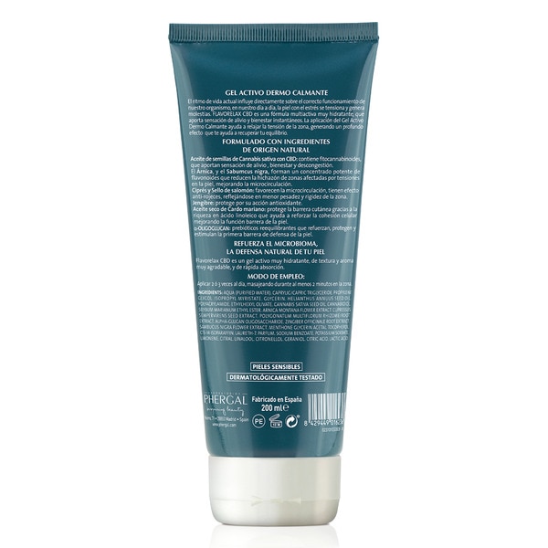 Flavorelax mit CBD Aktivgel beruhigend für empfindliche Haut Rohr 200 ml