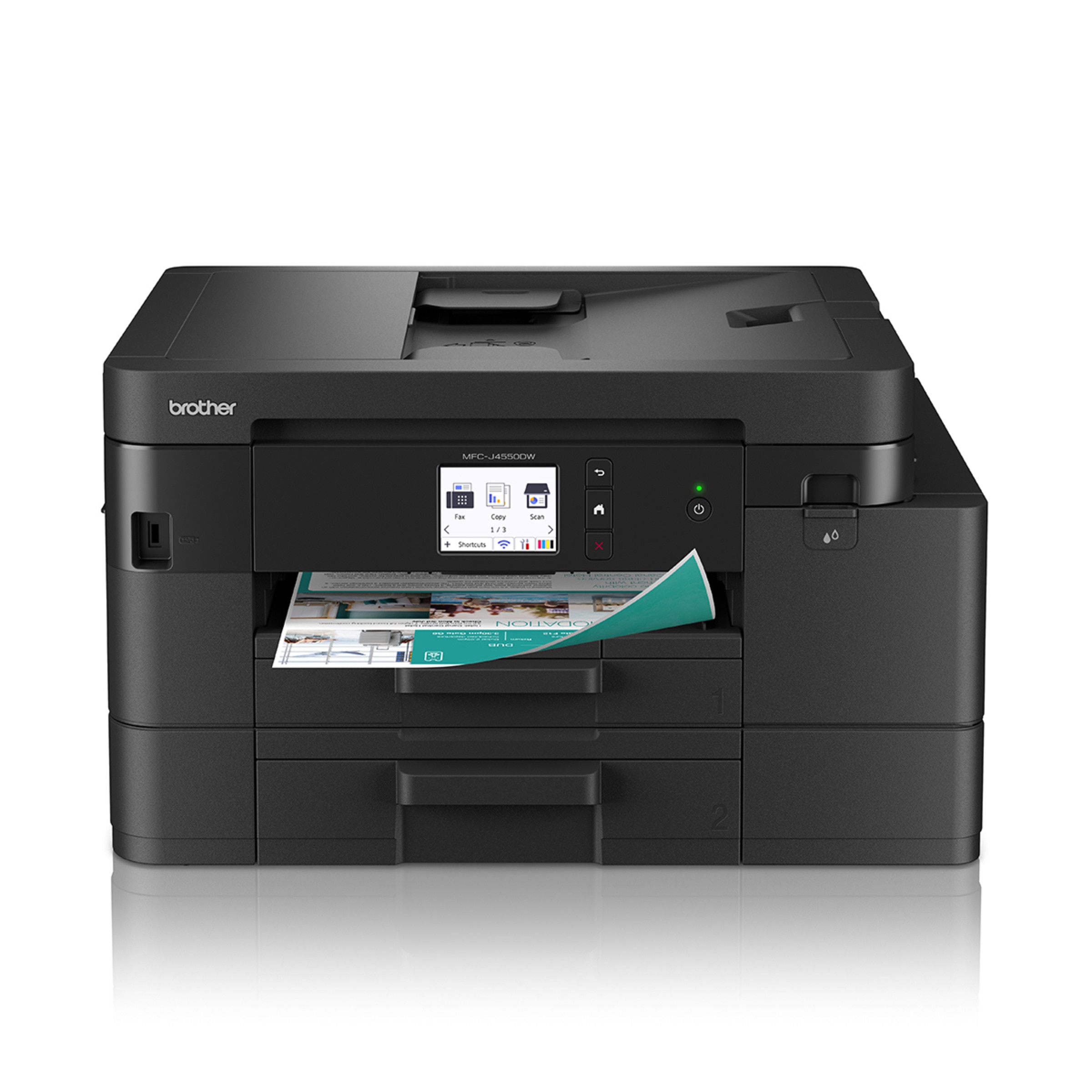 Impresora multifunción tinta Brother MFC-J4550DW, Wi-Fi Negro-1