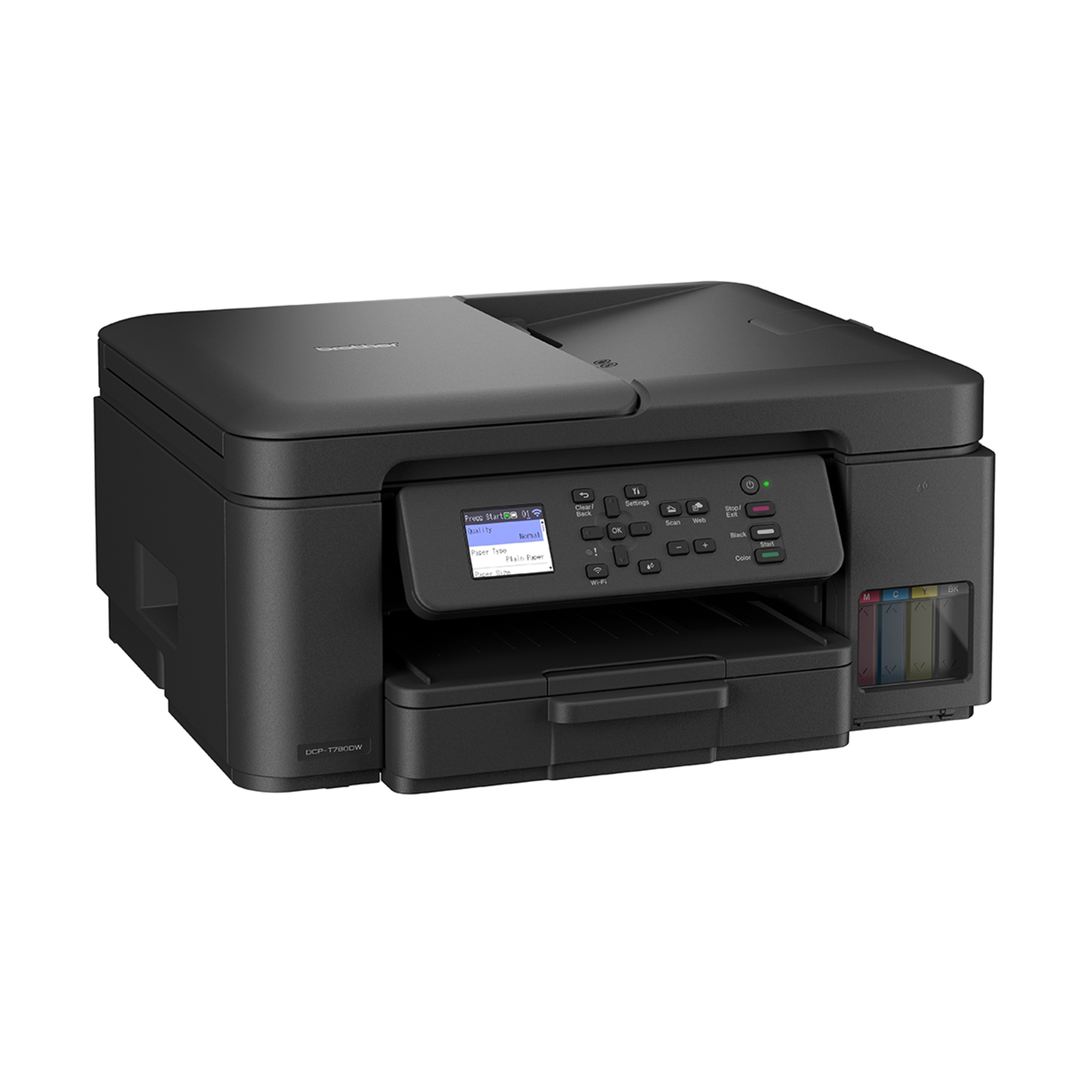Impresora multifunción rellenable tinta Brother DCP-T780DW, Wi-Fi Negro-2