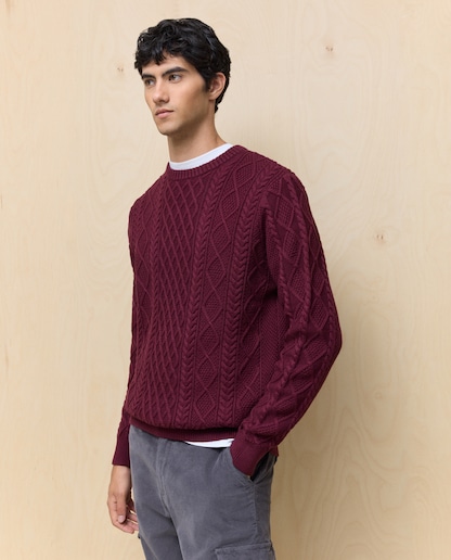 Imagen 0 de Jersey de hombre con cuello redondo