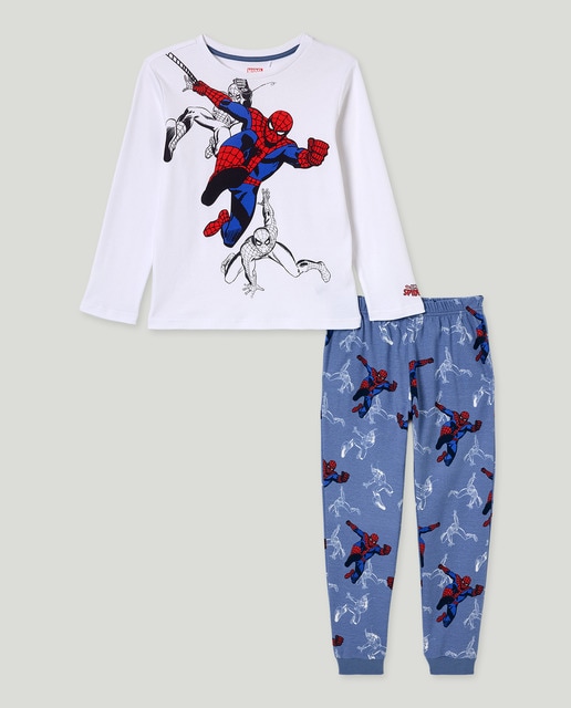 Imagem 0 de Pijama de Malha com Estampado de Fantasia Homem-Aranha