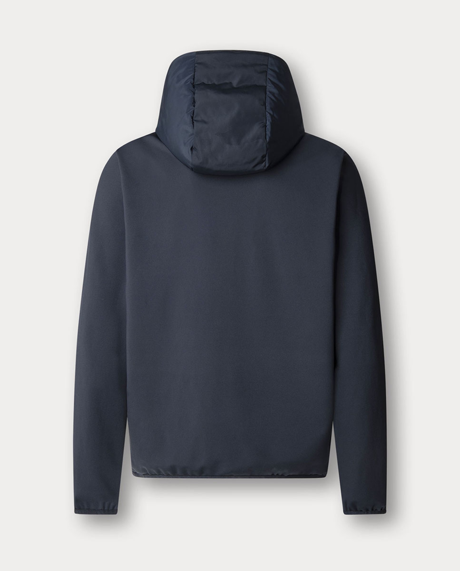 Sweatshirt Híbrida com Fecho de Correr e Estampado de Camuflagem Tamanhos Grandes Azul-2