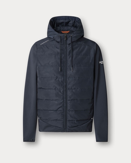 Imagem 0 de Sweatshirt Híbrida com Fecho de Correr e Estampado de Camuflagem Tamanhos Grandes