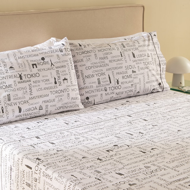 Imagen 0 de Juego de sábanas con bajera City