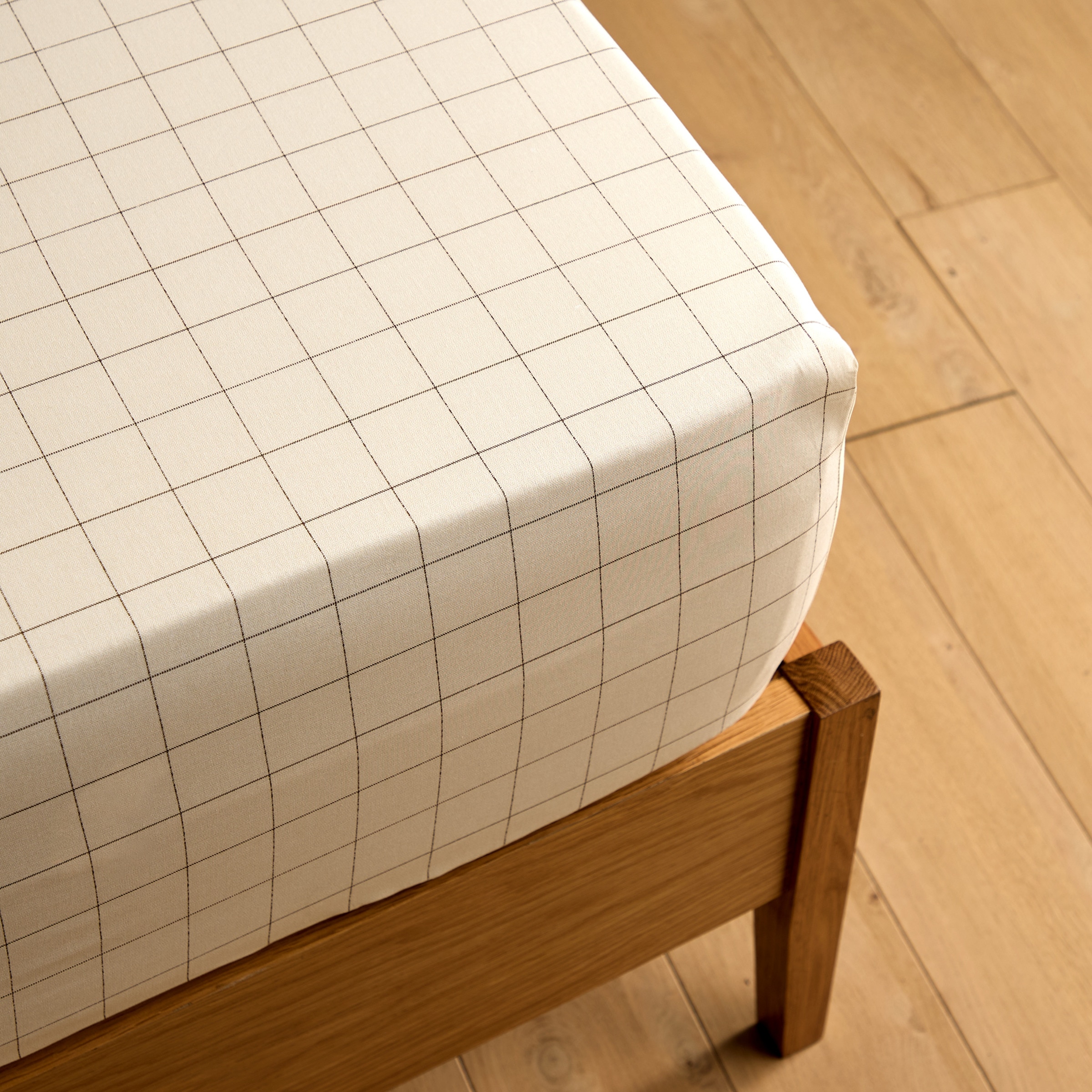 Conjunto de Lençóis com Lençol Ajustável Kaja Bege-4