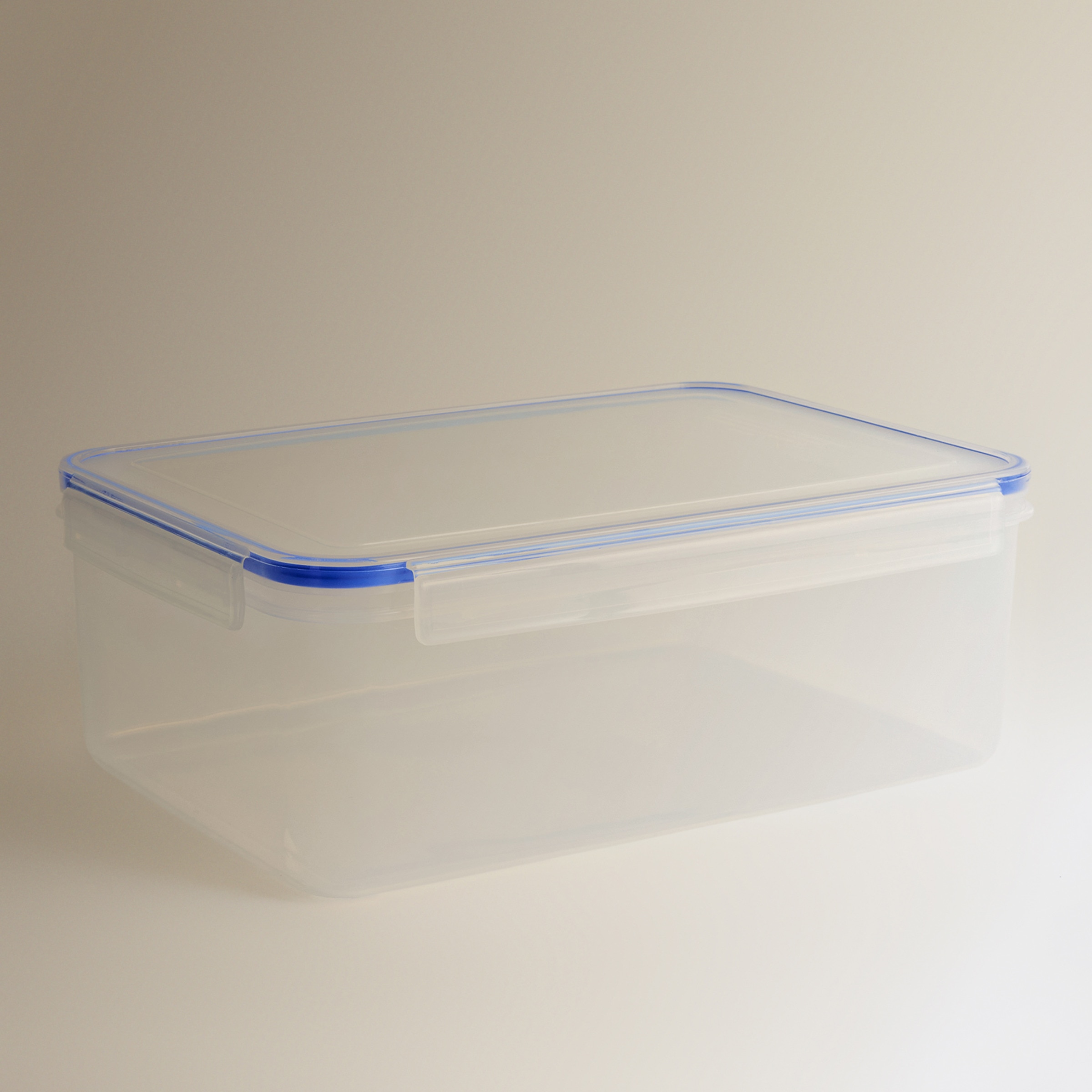 Hermético de plástico rectangular El Corte Inglés Transparente-1
