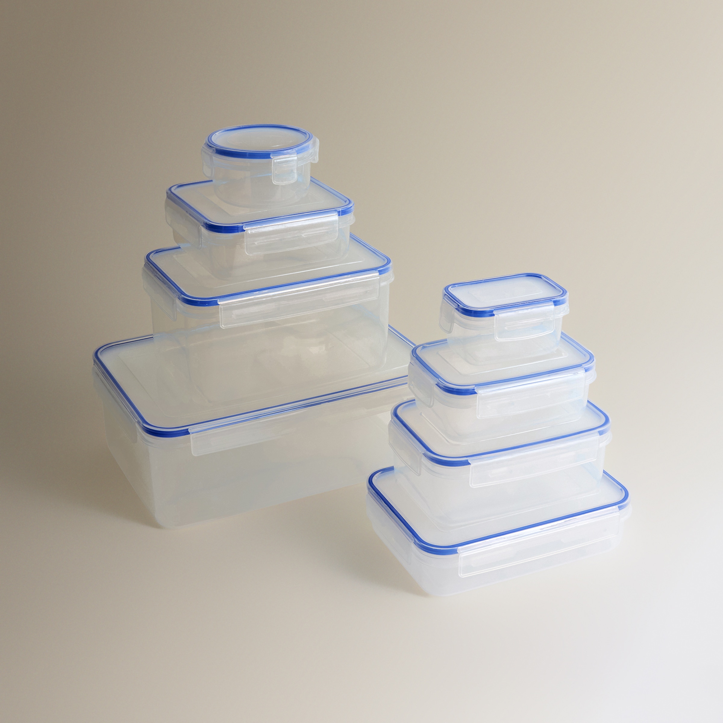 Hermético de plástico rectangular El Corte Inglés Transparente-5