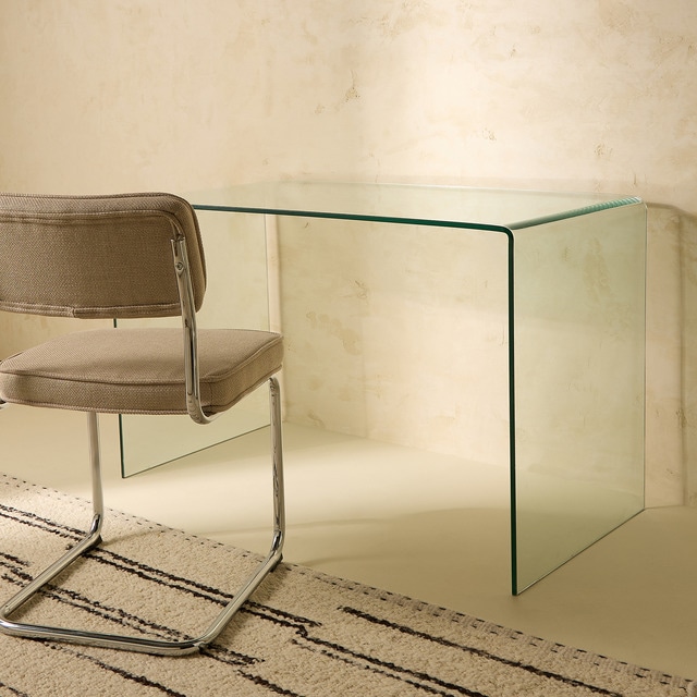 Imagem 0 de Mesa de Secretária de Vidro Shiny