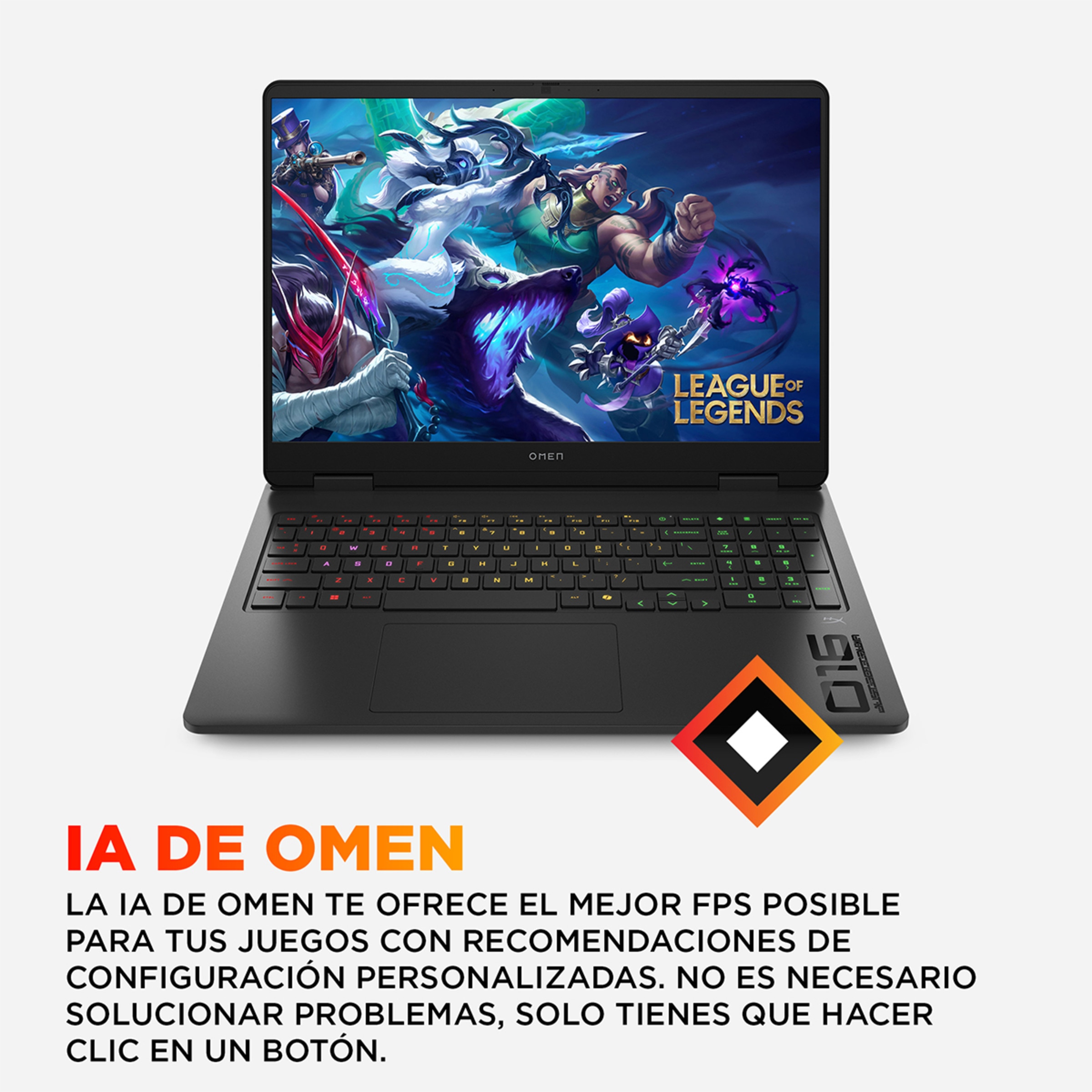 Portátil Gaming HP OMEN 16-am0014ns, Intel Core Ultra 7-255H, 32GB, 1TB SSD, Nvidia GeForce RTX 5060 8GB, 16", W11 Negro-6