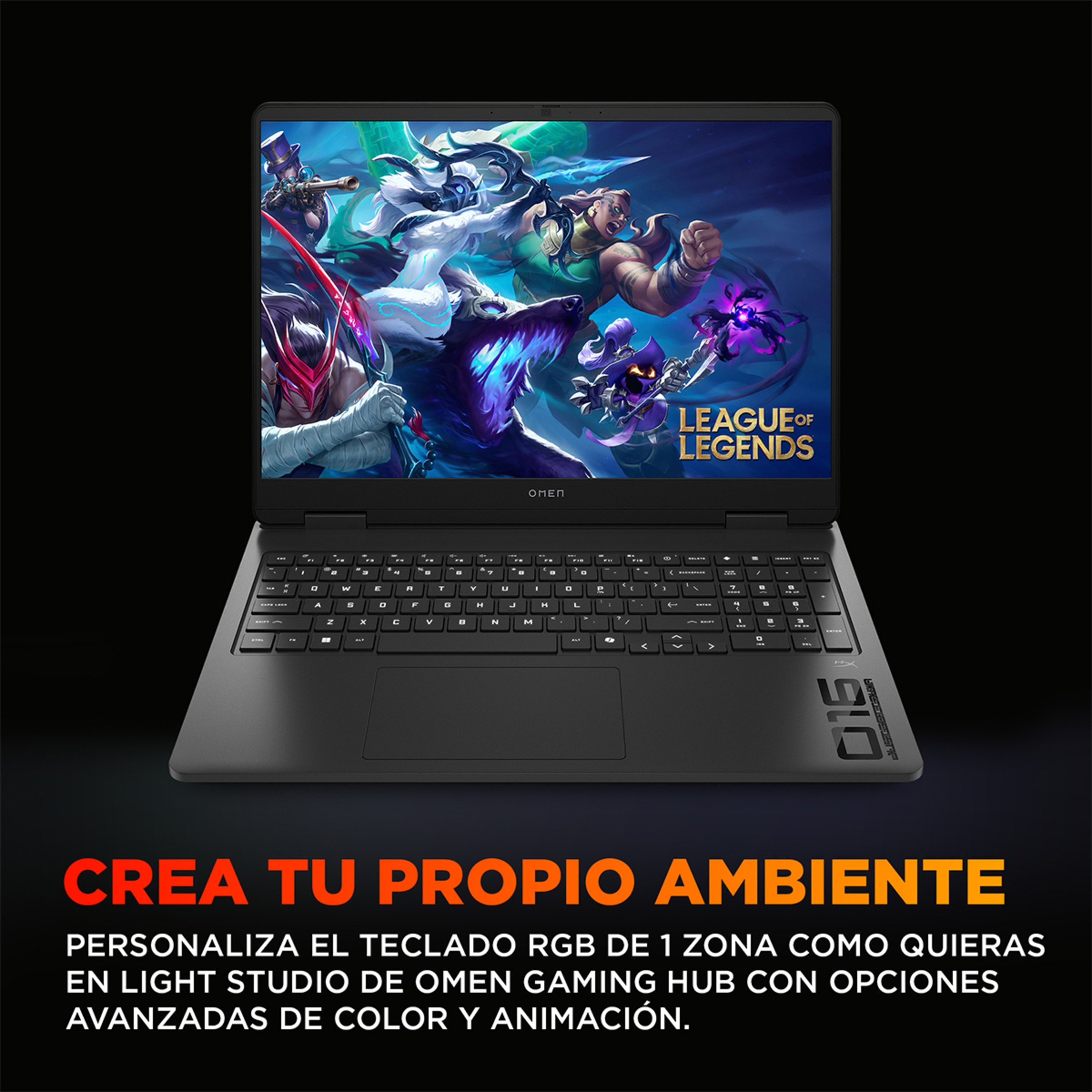 Portátil Gaming HP OMEN 16-am0011ns, Intel Core 7-240H, 32GB, 1TB SSD, Nvidia GeForce RTX 5050 8GB, 16", Sin SO Negro-8