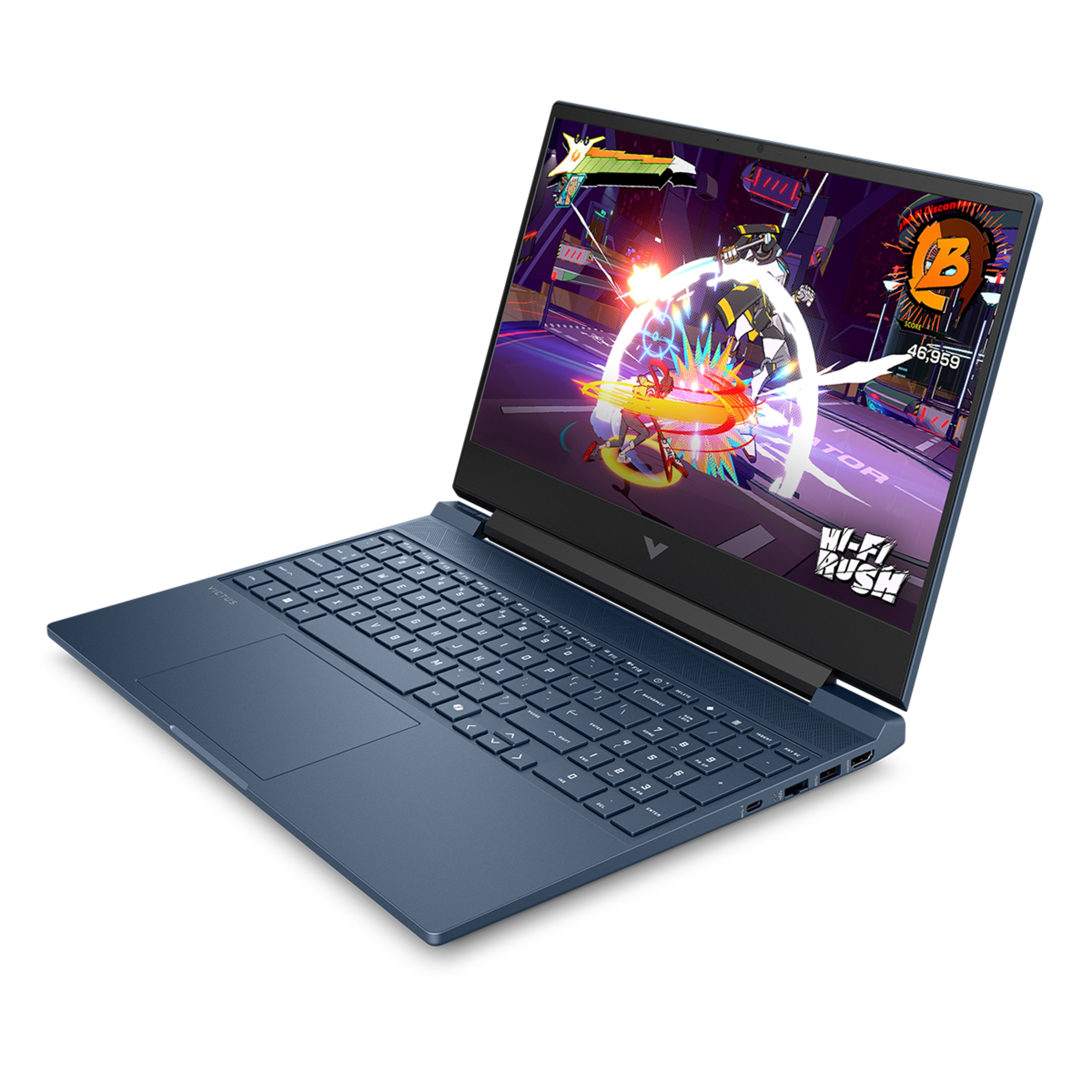 Portátil Gaming HP VICTUS 15-fb3029ns, Copilot+PC, Ryzen AI 7-350, 16GB, 1TB SSD, Nvidia GeForce RTX 5050 8GB, 15,6", Sin SO Azul-4
