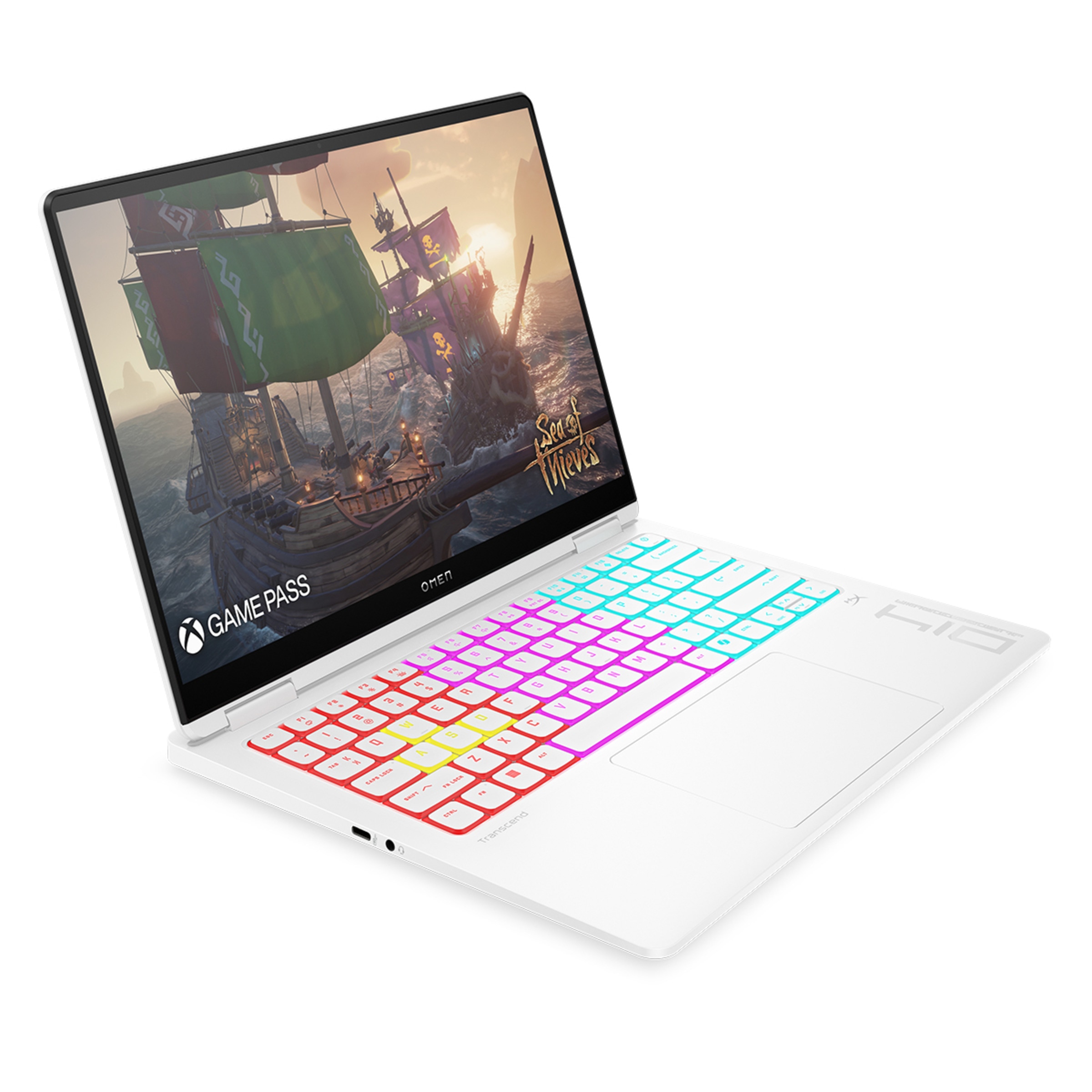 Portátil Gaming HP OMEN Transcend 14-fb1002ns, Intel Core Ultra 7-255H, 32GB, 1TB SSD, Nvidia GeForce RTX 5060 8GB, 14" OLED, W11 Blanco-2