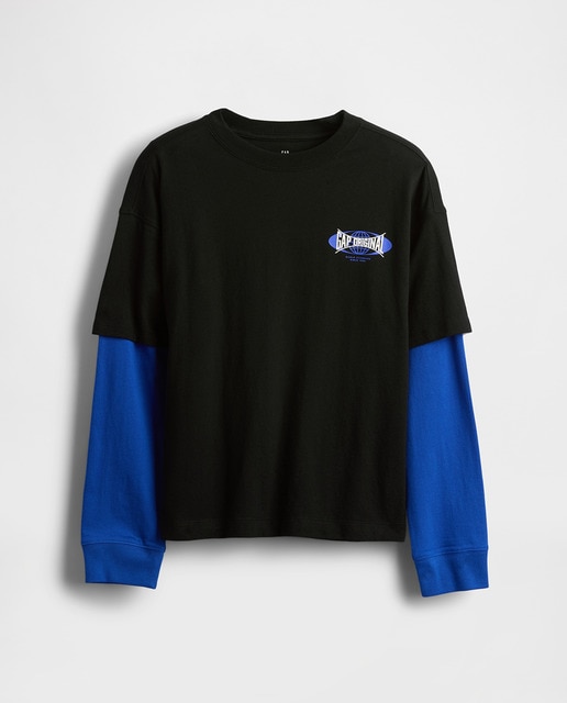 Imagem 0 de T-shirt Gráfica 2 em 1 de Criança