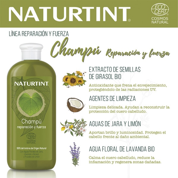 Repair & Kraft Shampoo mit Weizenproteinen, Erbsenextrakt Flacon 300 ml