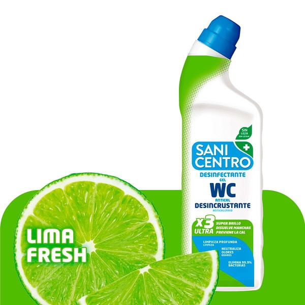 Gel para wc Anticalcá Frescura Lima embalagem 1 L