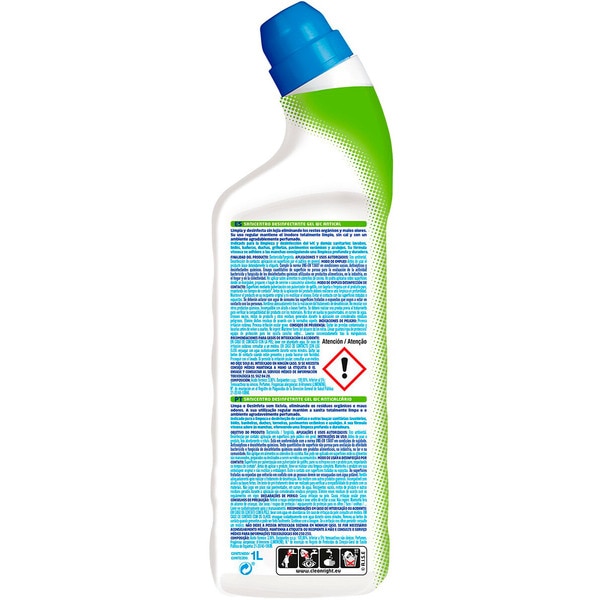 Gel para wc Anticalcá Frescura Lima embalagem 1 L