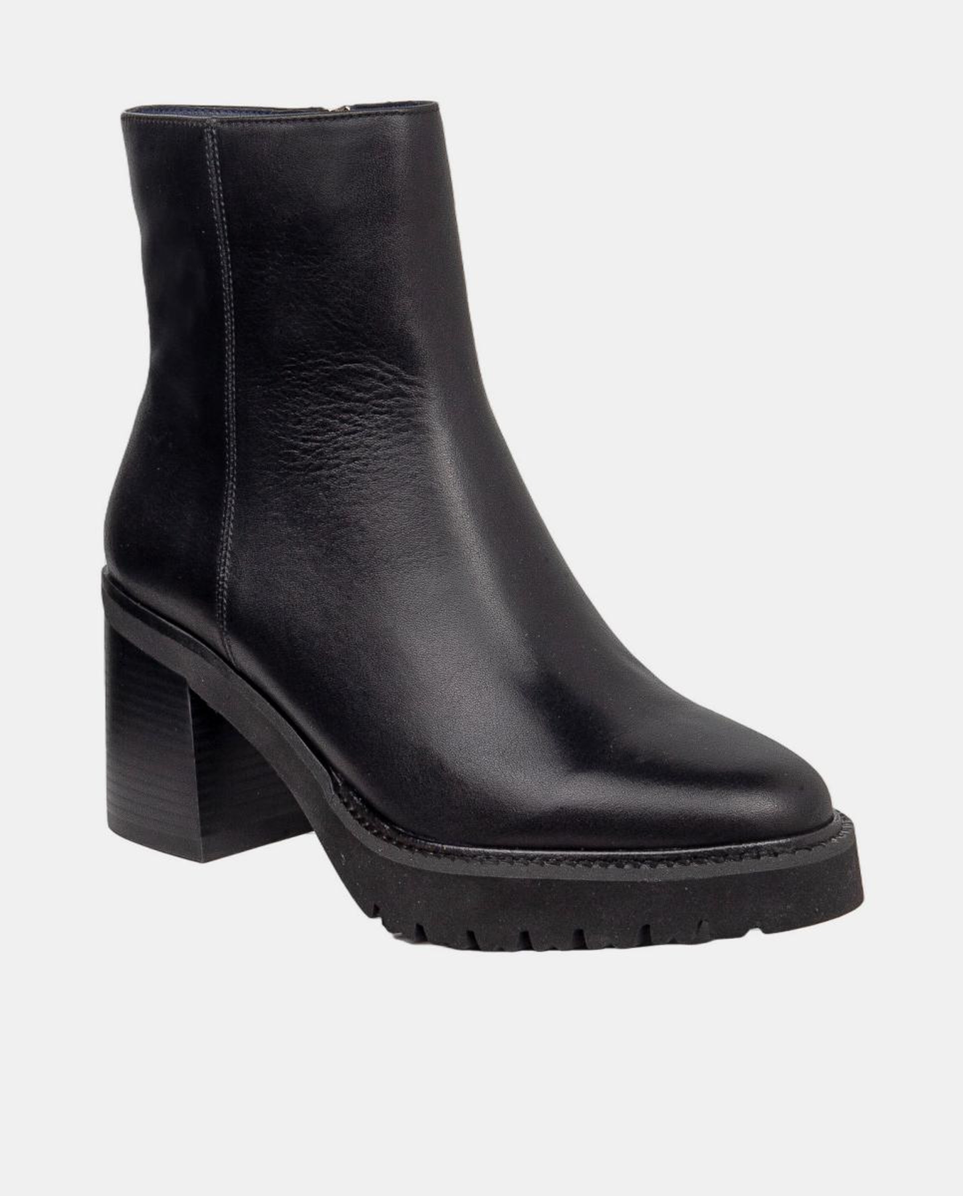 Botins com Fecho de Correr Preto-2