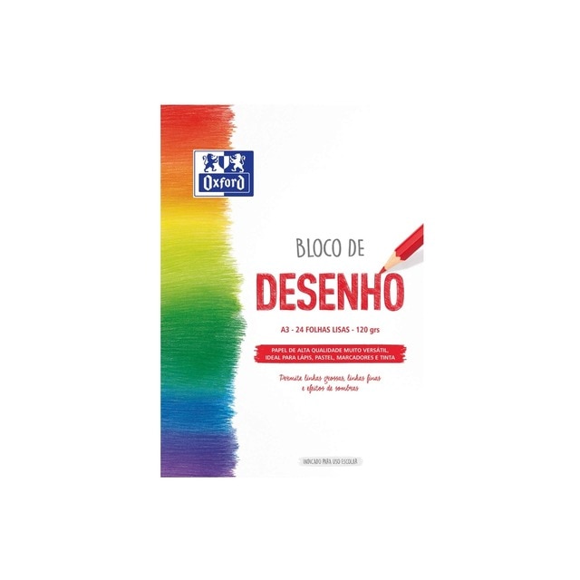 Imagem 0 de Bloco de Desenho Escolar A3 OXFORD