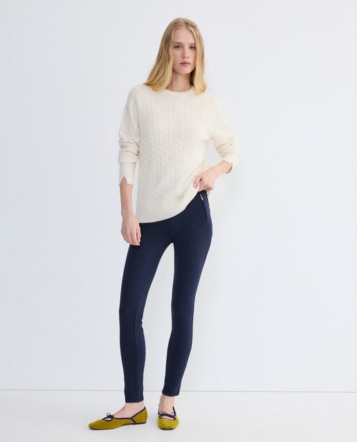 Imagen 0 de legging mujer básico con cremallera