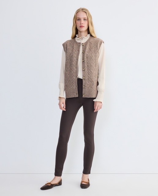 Imagen 0 de legging mujer básico con cremallera