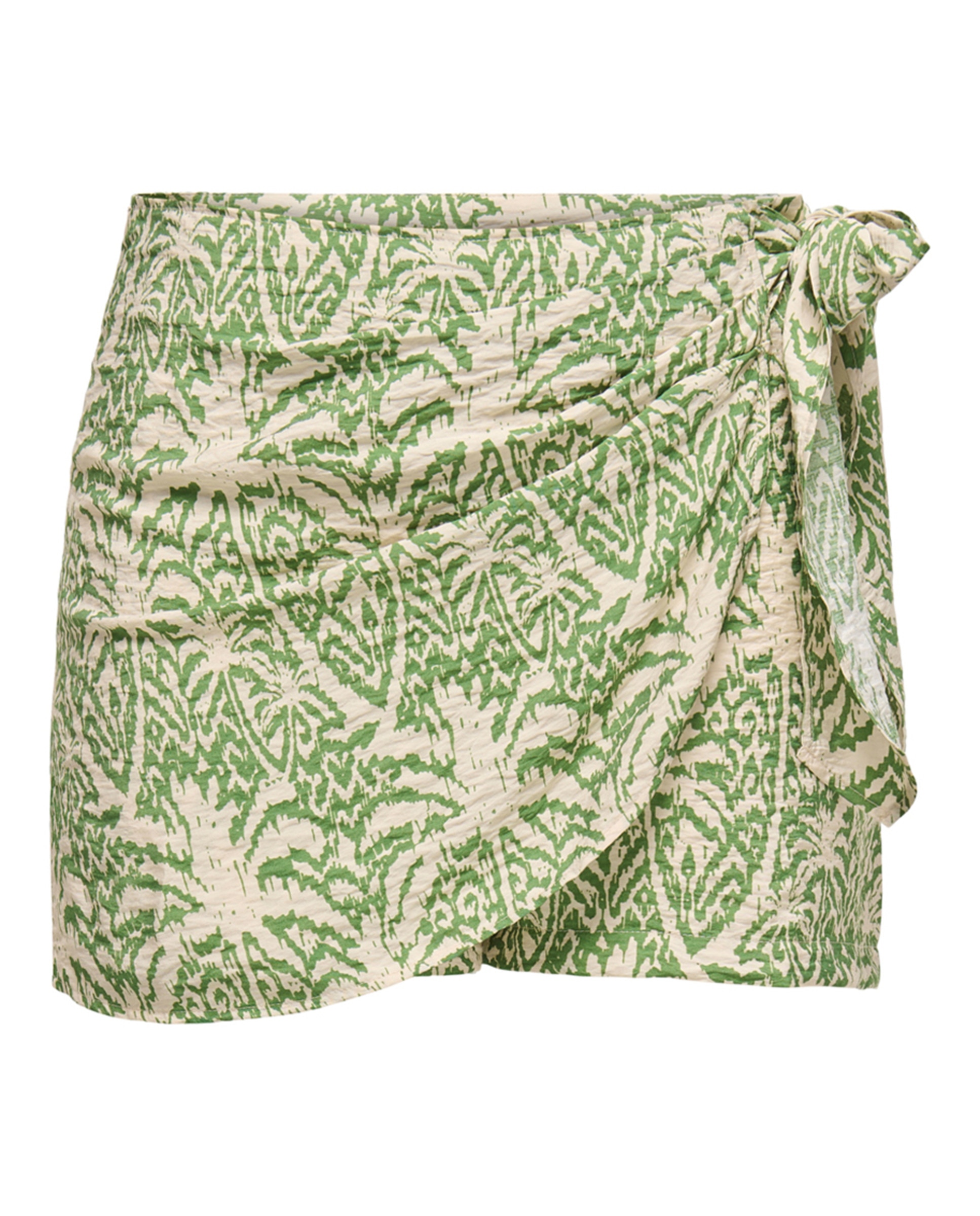Saia-Calção com Estampado Verde-claro-5