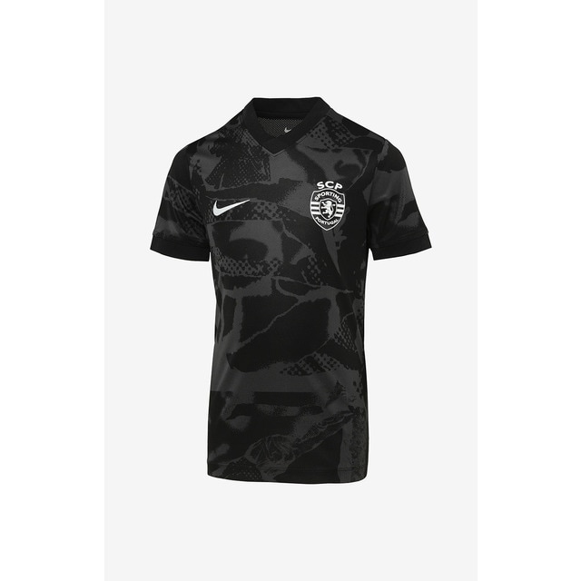 Imagem 0 de T-Shirt Preta de Aquecimento Criança Sporting C.P. 25/26