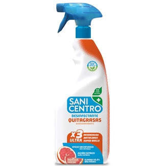 Desinfectante Desengordurante Toranja embalagem 750 ml - Sanicentro