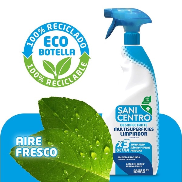 Desinfectante  Multiusos Sem Lixivia Ar Fresco embalagem 750 ml