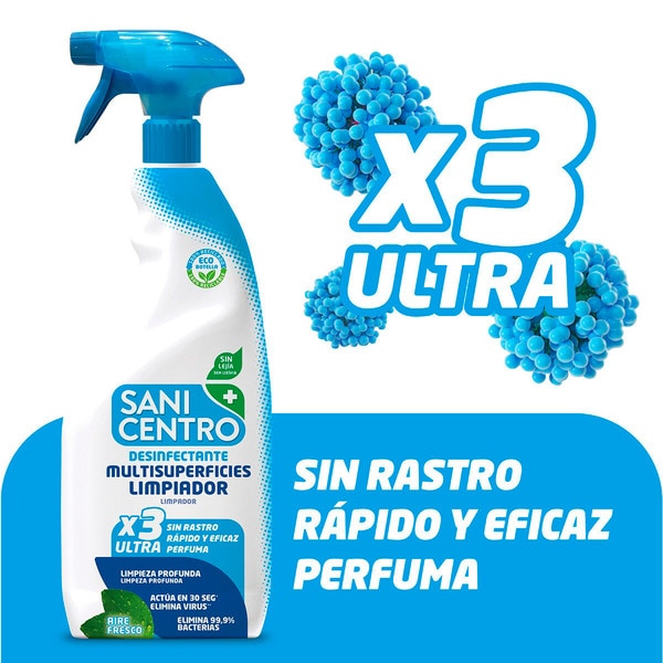 Desinfectante  Multiusos Sem Lixivia Ar Fresco embalagem 750 ml