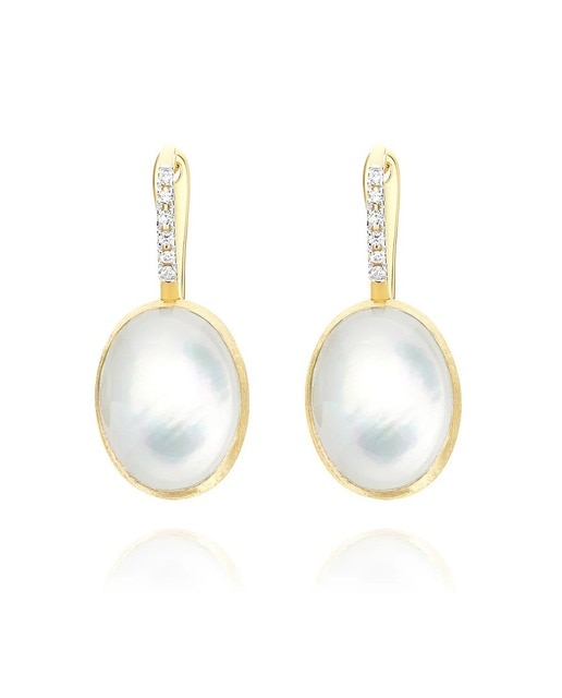 Imagem 0 de Brincos Dolcevita "Ciliegine" em Ouro, Diamantes e Madrepérola (medium)