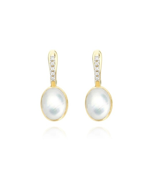 Imagem 0 de Brincos Dolcevita "Ciliegine" em Ouro, Diamantes e Madrepérola (small)