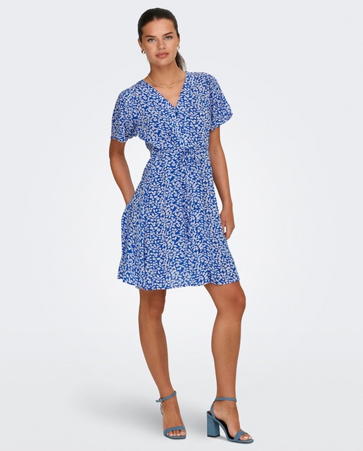 Imagem 0 de Vestido de Manga Curta com Cintura Elástica